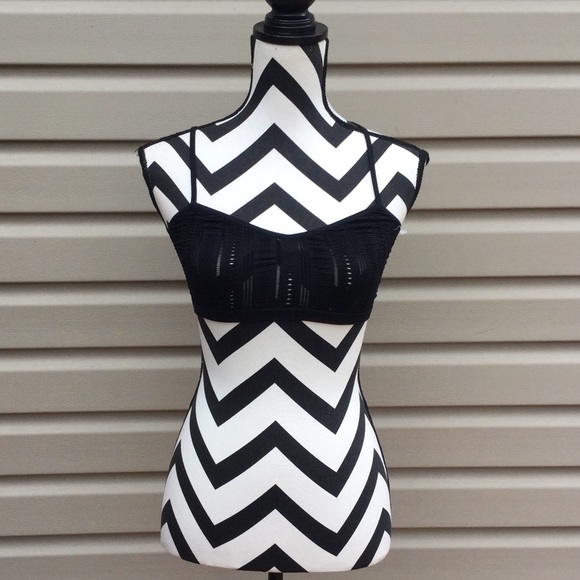 New Free People Seamless Lasercut Mesh Bralette - Picture 5 of 8